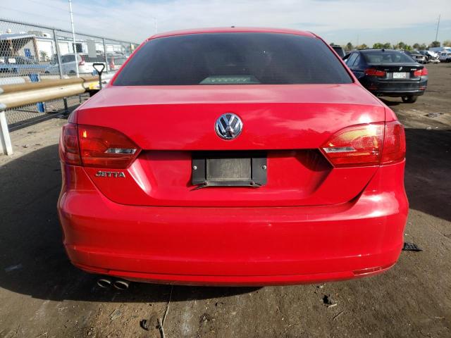 3VW2K7AJ1CM392133 - 2012 VOLKSWAGEN JETTA BASE 红色 照片 6