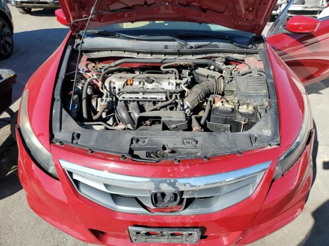 1HGCS1B82CA009184 - 2012 HONDA ACCORD EXL RED photo 11