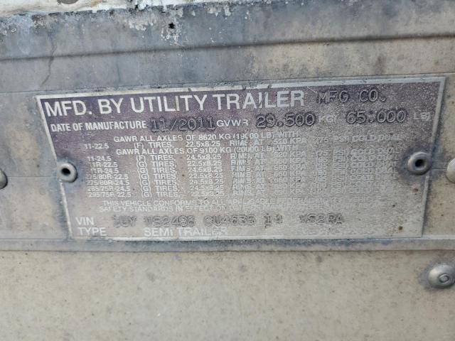 1UYVS2486CU463514 - 2012 UTILITY VS2RA თეთრი ფოტო 10