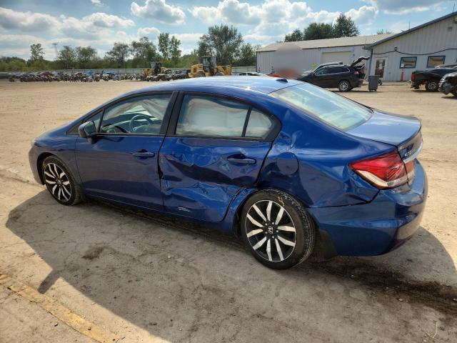 19XFB2F97FE084422 - 2015 HONDA CIVIC EXL BLUE photo 2