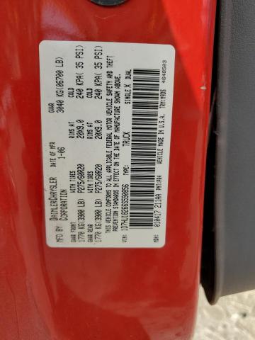 1D7HU18266S590856 - 2006 DODGE RAM 1500 ST წითელი ფოტო 12