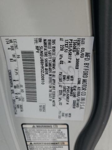 5LMEU88H93ZJ30810 - 2003 LINCOLN AVIATOR Սպիտակ լուսանկար 13