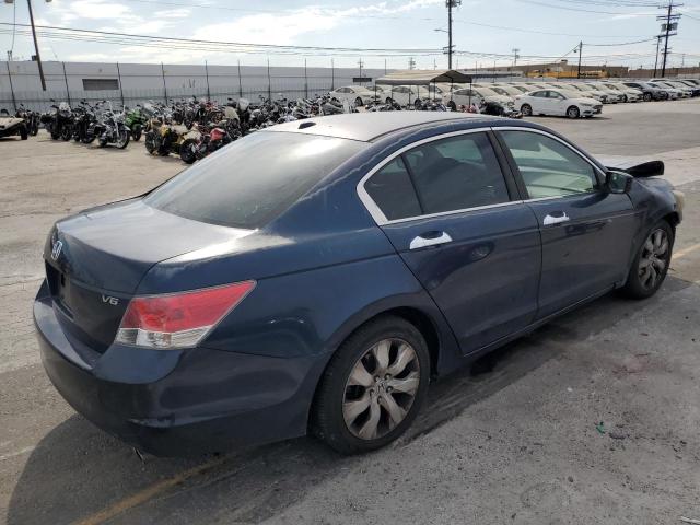 5KBCP3F86AB014447 - 2010 HONDA ACCORD EXL BLUE photo 3