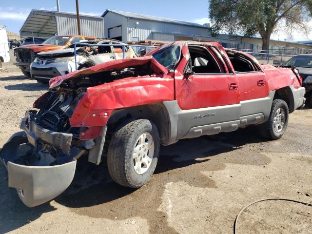 3GNEC13T22G176126 - 2002 CHEVROLET AVALANCHE C1500 RED photo 1