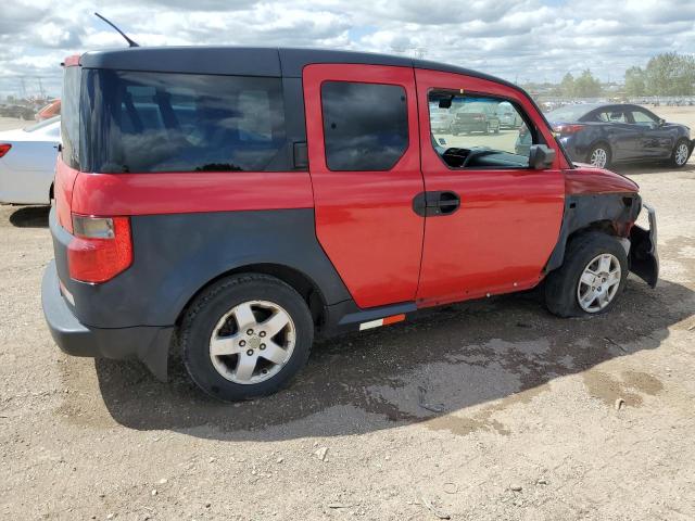 5J6YH28376L011939 - 2006 HONDA ELEMENT LX წითელი ფოტო 3
