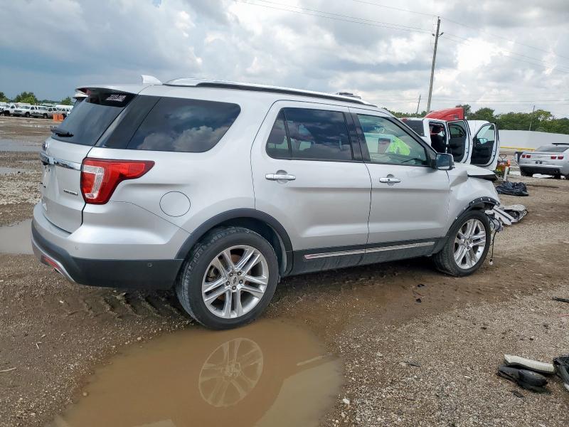 1FM5K7F88GGA25148 - 2016 FORD EXPLORER LIMITED SILVER photo 3