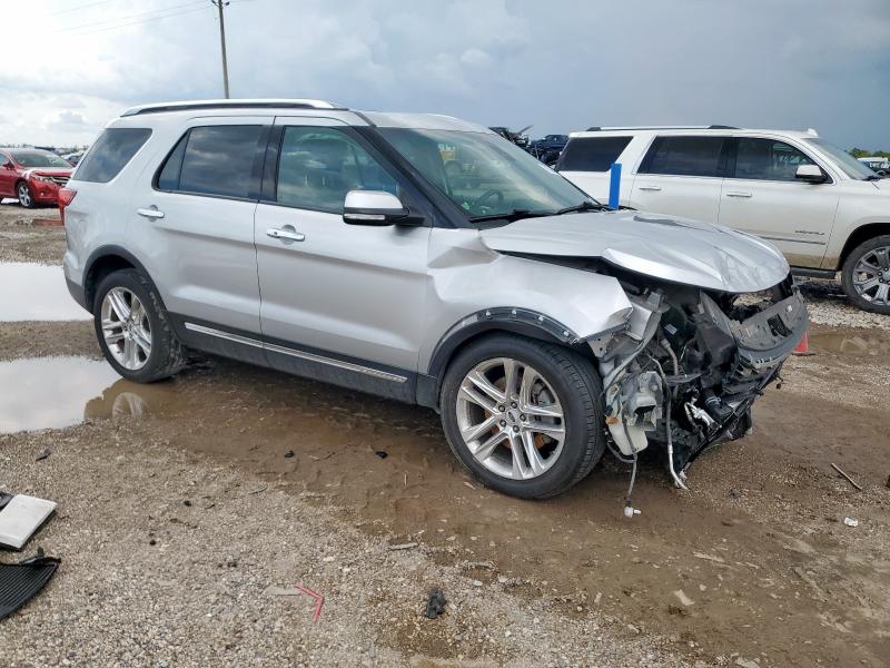 1FM5K7F88GGA25148 - 2016 FORD EXPLORER LIMITED SILVER photo 4