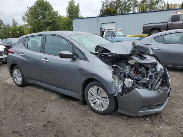 1N4AZ1BV7MC551139 - 2021 NISSAN LEAF S GRAY photo 4