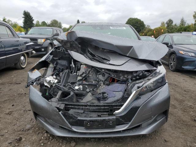 1N4AZ1BV7MC551139 - 2021 NISSAN LEAF S GRAY photo 5