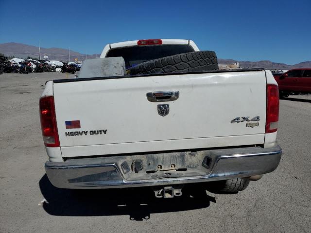 3D7KS29CX6G138618 - 2006 DODGE RAM 2500 WHITE photo 6