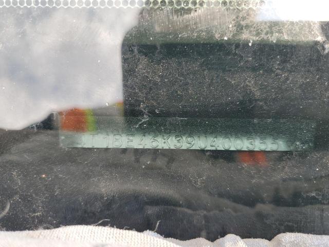 4T1BE46K39U400355 - 2009 TOYOTA CAMRY BASE BLUE photo 12