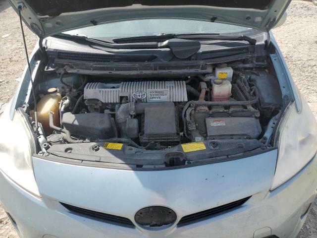 JTDKN3DU6D1615810 - 2013 TOYOTA PRIUS GREEN photo 11