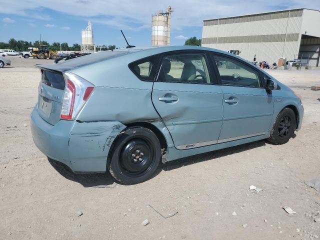 JTDKN3DU6D1615810 - 2013 TOYOTA PRIUS GREEN photo 3