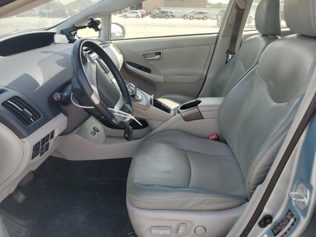 JTDKN3DU6D1615810 - 2013 TOYOTA PRIUS GREEN photo 7