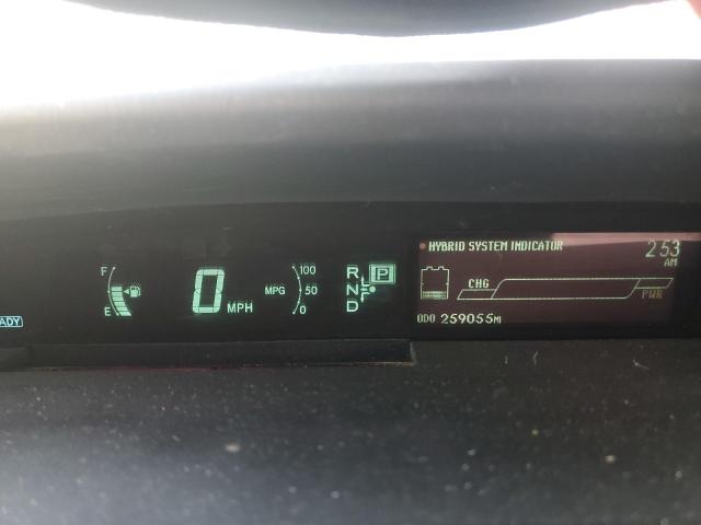 JTDKN3DU6D1615810 - 2013 TOYOTA PRIUS GREEN photo 9