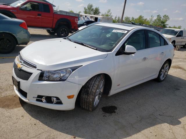 1G1PG5SB5E7235832 - 2014 CHEVROLET CRUZE LTZ WHITE photo 1