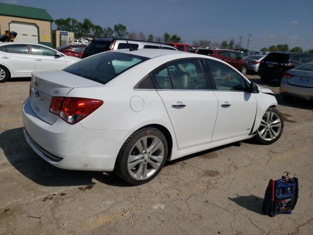 1G1PG5SB5E7235832 - 2014 CHEVROLET CRUZE LTZ WHITE photo 3