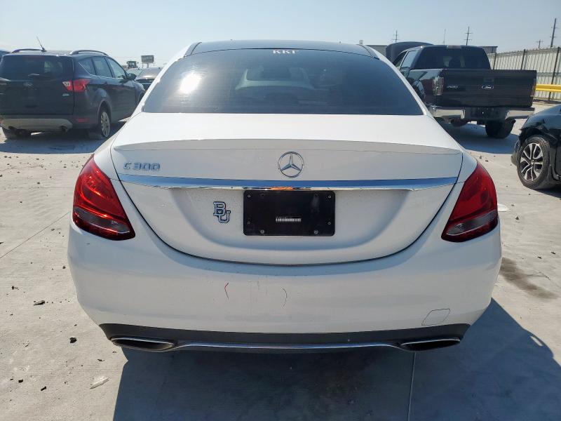 WDDWF4JB0JR402569 - 2018 MERCEDES-BENZ C 300 Blanc photo 6