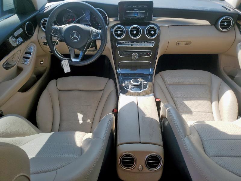 WDDWF4JB0JR402569 - 2018 MERCEDES-BENZ C 300 Blanc photo 8