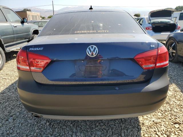 1VWBP7A38CC042518 - 2012 VOLKSWAGEN PASSAT SE BLUE photo 6