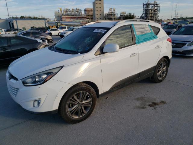 KM8JU3AG0EU901645 - 2014 HYUNDAI TUCSON GLS WHITE photo 1