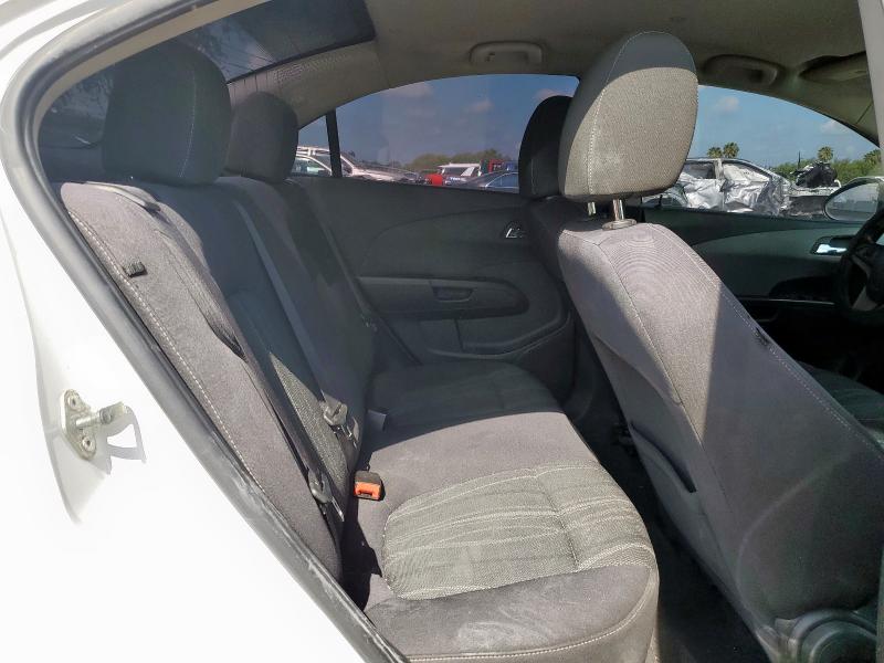 1G1JC5SH7E4206307 - 2014 CHEVROLET SONIC LT WHITE photo 10