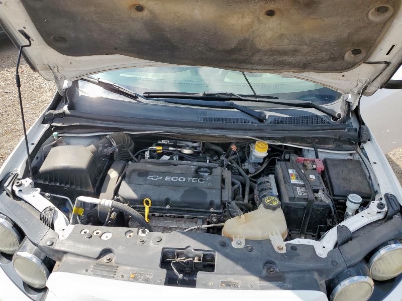 1G1JC5SH7E4206307 - 2014 CHEVROLET SONIC LT WHITE photo 11