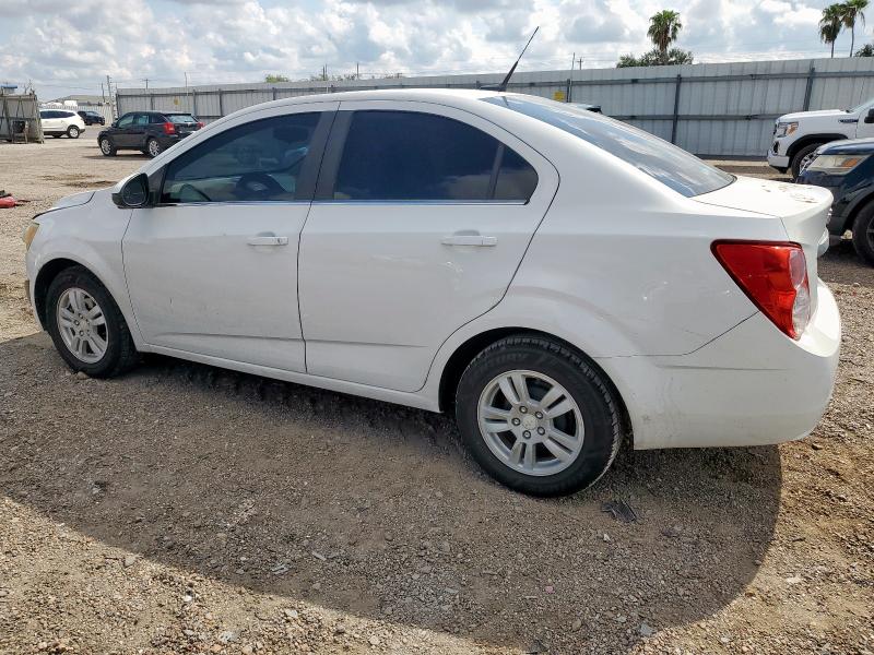 1G1JC5SH7E4206307 - 2014 CHEVROLET SONIC LT WHITE photo 2