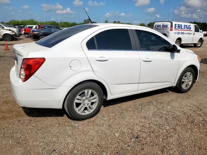 1G1JC5SH7E4206307 - 2014 CHEVROLET SONIC LT WHITE photo 3