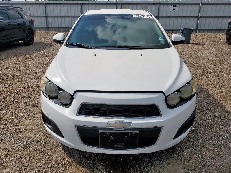 1G1JC5SH7E4206307 - 2014 CHEVROLET SONIC LT WHITE photo 5