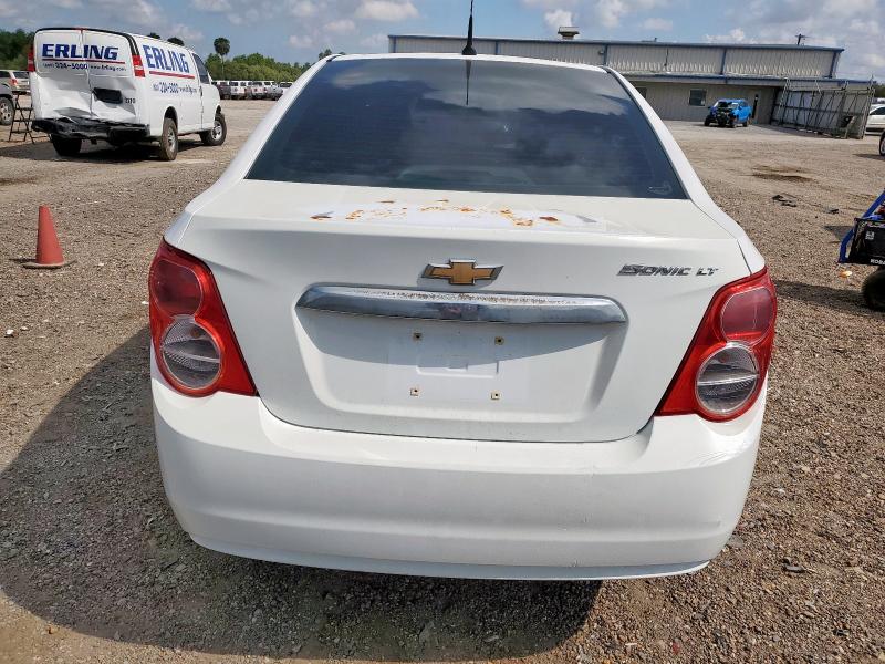 1G1JC5SH7E4206307 - 2014 CHEVROLET SONIC LT WHITE photo 6