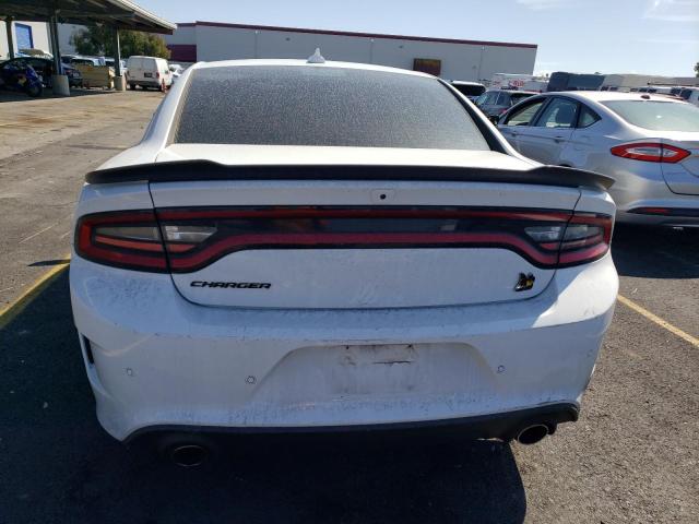 2C3CDXGJ0NH135883 - 2022 DODGE CHARGER SCAT PACK WHITE photo 6