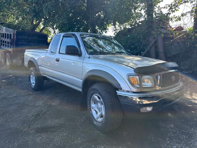 5TEWN72NX2Z033703 - 2002 TOYOTA TACOMA XTRACAB GRAY photo 1