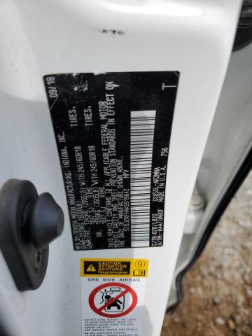 5TDJZRFH4KS919642 - 2019 TOYOTA HIGHLANDER SE WHITE photo 13