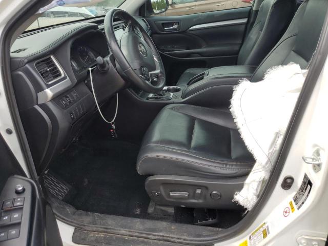5TDJZRFH4KS919642 - 2019 TOYOTA HIGHLANDER SE WHITE photo 7