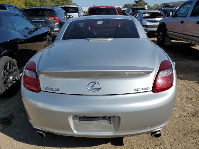 JTHFN45Y289020211 - 2008 LEXUS SC 430 SILVER photo 6