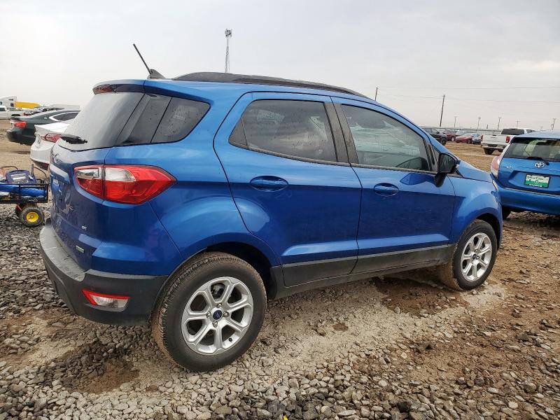 MAJ3S2GE1LC382214 - 2020 FORD ECOSPORT SE أزرق صورة 3