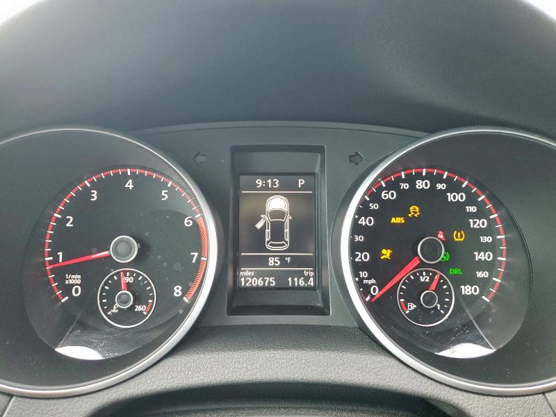 WVWHD7AJ4CW034922 - 2012 VOLKSWAGEN GTI CHARCOAL photo 9