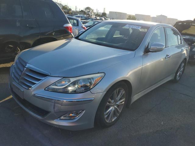 KMHGC4DF4CU185898 - 2012 HYUNDAI GENESIS 4.6L SILVER photo 1