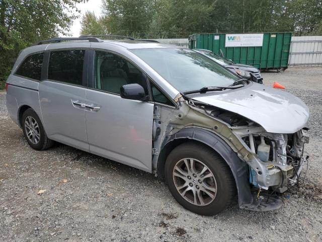 5FNRL5H69DB078143 - 2013 HONDA ODYSSEY EXL SILVER photo 4