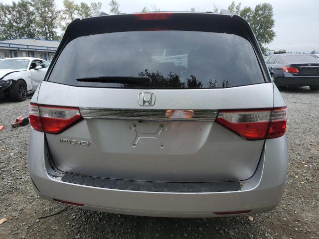 5FNRL5H69DB078143 - 2013 HONDA ODYSSEY EXL SILVER photo 6