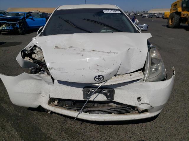 JTDKB20U693518644 - 2009 TOYOTA PRIUS WHITE photo 5