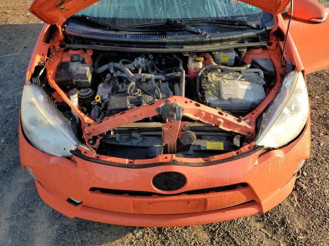 JTDKDTB31C1001792 - 2012 TOYOTA PRIUS C ORANGE photo 11