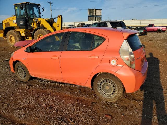 JTDKDTB31C1001792 - 2012 TOYOTA PRIUS C ORANGE photo 2