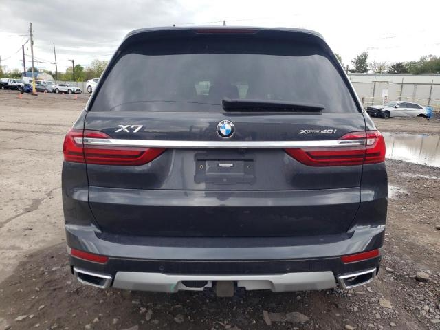 5UXCW2C07N9M49678 - 2022 BMW X7 XDRIVE40I BLACK photo 6