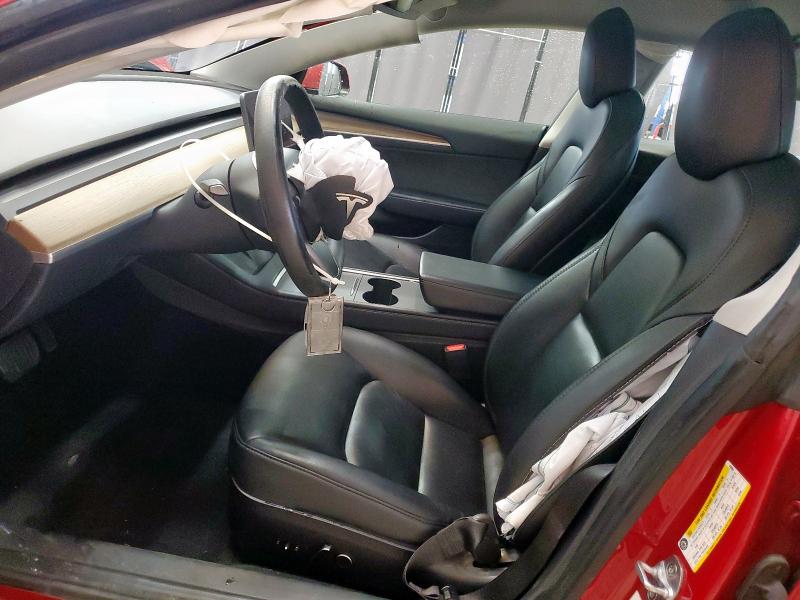 5YJ3E1EA8PF438864 - 2023 TESLA MODEL 3 RED photo 7