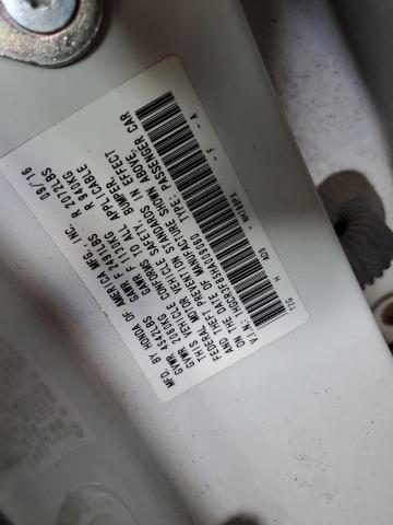 1HGCR3F85HA009060 - 2017 HONDA ACCORD EXL WHITE photo 12