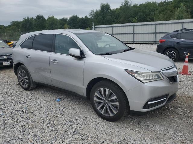 5FRYD3H44FB001323 - 2015 ACURA MDX TECHNOLOGY ვერცხლისფერი ფოტო 4