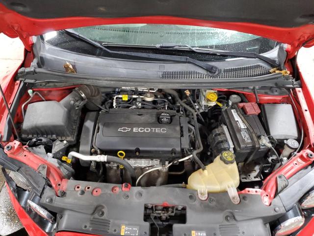 1G1JC6SH7F4172392 - 2015 CHEVROLET SONIC LT RED photo 11