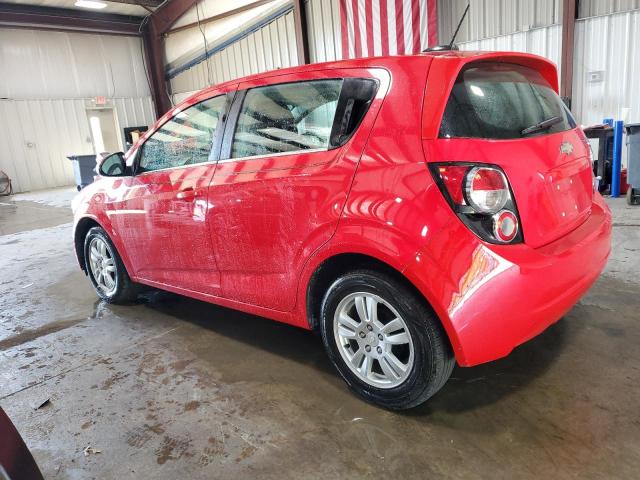 1G1JC6SH7F4172392 - 2015 CHEVROLET SONIC LT RED photo 2